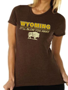 Wyoming Ladies TShirt